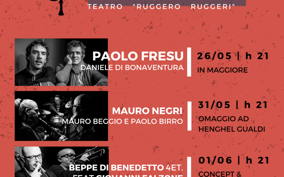 Guastalla Jazz 2018 con Paolo Fresu, Karima, Mauro Negri, Beppe Di Benedetto e Giovanni Falzone