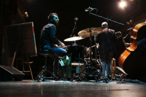 michele morari in teatro a guastalla con beppe di benedetto quintet, another point of view