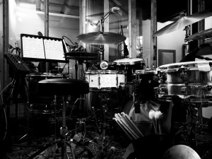 Michele Morari studio set up. Yamaha Maple Custom. Another Point of View - Bebbe Di Bendetto 5tet.