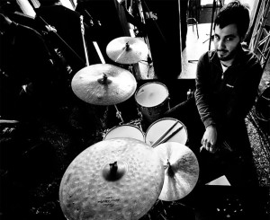 Michele Morari, jazz, funk, r&b drummer. Matteo Setti big band.