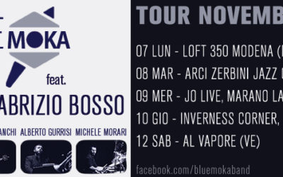 Blue Moka Feat. Fabrizio Bosso  –  Tour Novembre 2016